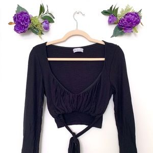 Urban Outfitters Wrap Crop Top